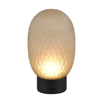 Veioza Trio FACETTE  metal, sticla, negru, verde, LED, 1W, 140lm, 3000K - Trio-564210115