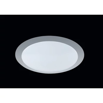 Plafoniera Trio GONZALO metal, plastic, gri, alb, LED, 3000K, 12W, 1050lm - 626511287