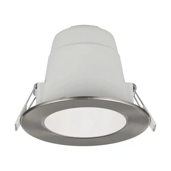 Spot incastrabil Trio VIRUNGA metal, plastic, nichel, LED, 6W, 2300-3000-4000K, 900Lm,IP44 - 635410107