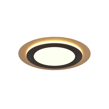 Plafoniera Trio MORGAN metal, negru, auriu, LED, 2700K-6500K, 42W, 5600lm - 641519280