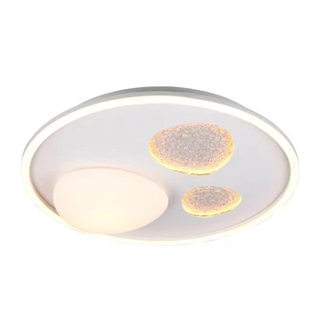 Plafoniera Trio PEBBLE, metal, alb, LED, 36W, 4500lm, 2700K-6000K - Trio-643110131