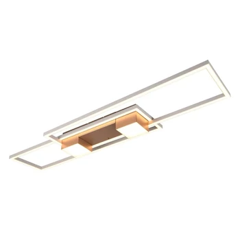 Plafoniera Trio FIATO, metal, maro, alb, LED, 37W, 4300lm, 2700K-6500K - Trio-647710465