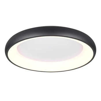 Plafoniera Trio CARDONA, metal, negru, LED, 38W, 4400lm, 2300K+3000K+4000K - Trio-649616032