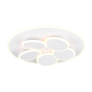 Plafoniera Trio MANDALA, metal, alb, LED, 35W, 4200lm, 2700K-6500K - Trio-653210631