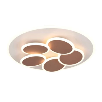 Plafoniera Trio MANDALA, metal, gri, LED, 35W, 4200lm, 2700K-6500K - Trio-653210676