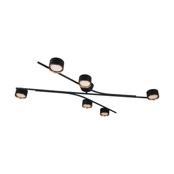 Plafoniera Trio CODA metal, negru, GX53 - 669000680