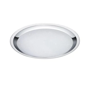 Plafoniera Trio MIKO plastic, alb, crom, LED, 3000K-5500K, 90W, 10800lm - 675610106