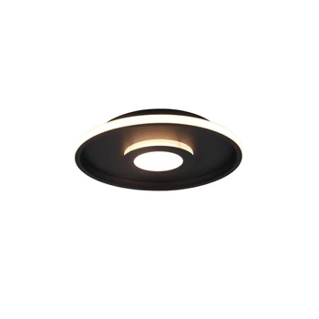 Plafoniera pentru baie Trio ASCARI metal, negru, LED, 3000K, 35W, 4100lm, IP44 - 680819332