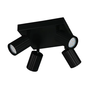 Plafoniera Trio SOKA metal, negru, GU10 - 867730432