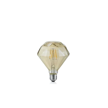 Bec decor Trio  sticla, chihlimbar, E27 - Trio-902-479