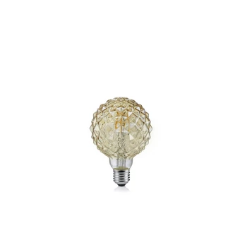 Bec decor Trio  sticla, chihlimbar, E27 - Trio-904-479