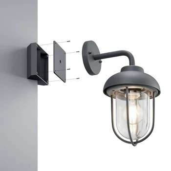 Accesoriu exterior Trio CORNER MOUNT plastic, negru - Trio-9965-32