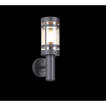Aplica de perete exterior Trio PALOMA metal, antracit, E27, IP44 - Trio-R21716142