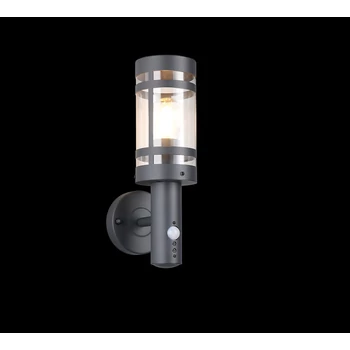 Aplica de perete exterior Trio PALOMA metal, antracit, E27, IP44 - Trio-R21719142