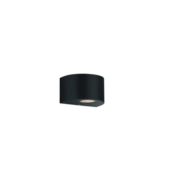 Aplica de perete exterioara Trio ROSARIO plastic, negru, LED, 3000K, 2x2W, 400lm, IP44 - R28232632