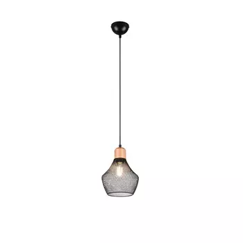 Pendul Trio VALERIA metal, negru, E27 - R31281032