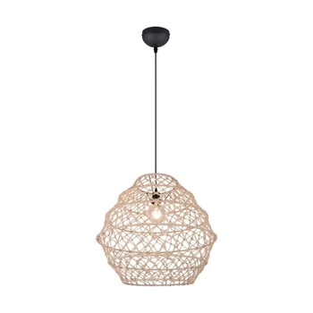 Pendul Trio HIVE metal, natural, negru, E27 - Trio-R31681036