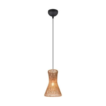 Pendul Trio BIJOU hartie, negru, maro, E27 - Trio-R31831026