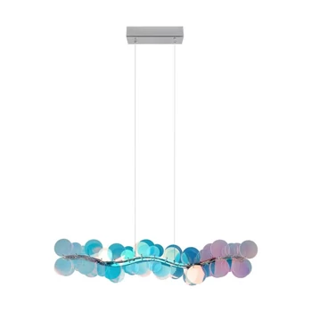 Pendul Trio PULSE metal, plastic, transparent, LED, 18W, 4000K, 2000Lm - R33681153