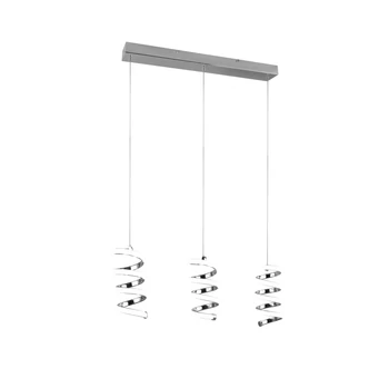 Pendul Trio LAOLA metal, crom, LED, 4000K, 24W, 3750lm - R34183106