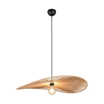 Pendul Trio LAURINE hartie, negru, maro, E27 - Trio-R36161926