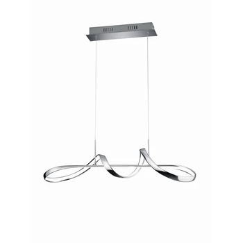 Pendul Trio PERUGIA metal, crom, LED, 4000K, 37W, 4500lm - R37091106