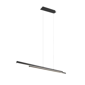 Pendul Trio ODIO, metal, negru, LED, 22W, 2500lm, 3000K - Trio-R37882132