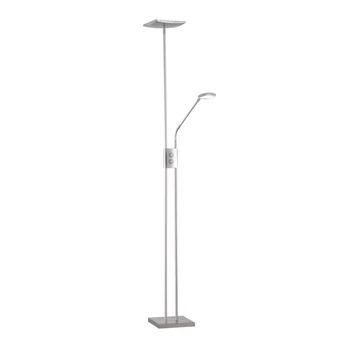 Lampadar Trio LUKE metal, nichel, LED, 3000K, 15W, 1630lm, 3W, 320lm  - R42562107