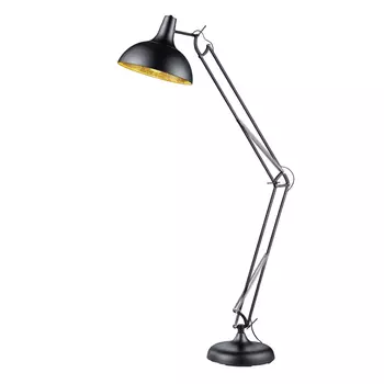 Lampadar Trio SALVADOR metal, negru, E27 - R46061032