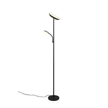 Lampadar Trio SPECTER, metal, negru, LED, 17W+4.5W, 1900lm+450lm, 2700K+4000K+6500K - Trio-R47842132