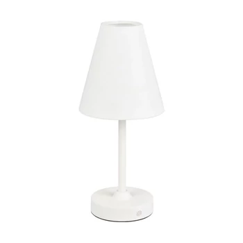 Veioza Trio KENNY metal, textil, alb, LED, 1.5W, 3000K, 140Lm - R53621101