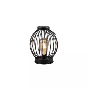 Lampa decor exterior Trio MERIDA metal, negru, LED, 2700K, IP44 - R54036132