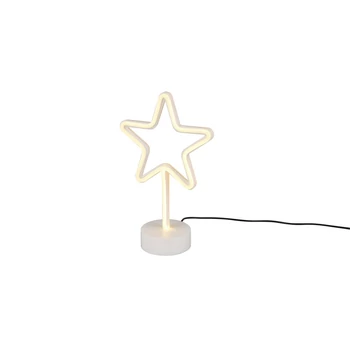 Lampa decor Trio STAR plastic, alb, LED, 1.5lm, 10lm - R55230101