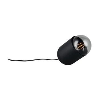 Veioza Trio NARA metal, negru, transparent, E27 - R56311032
