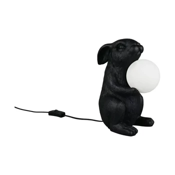 Veioza Trio RABBIT plastic, negru, alb, G9 - R56511002