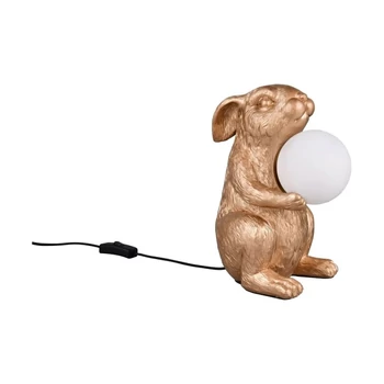 Veioza Trio RABBIT plastic, auriu, alb, G9 - R56511079