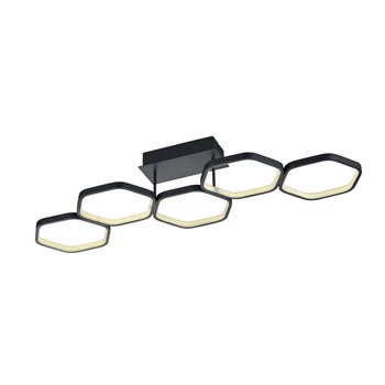 Plafoniera Trio VIGO metal, antracit, LED, 3000K, 24W, 2800lm - R62055142