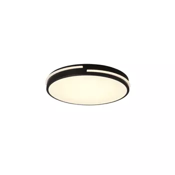 Plafoniera Trio TACOMA metal, plastic, negru, alb, LED, 2700K-6500K, 24W, 2500lm - R62241132