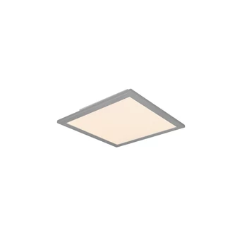 Plafoniera Trio ALPHA metal, plastic, gri, alb, LED, 3000K, 13.5W, 1600lm - R62323087