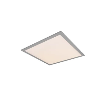 Plafoniera Trio ALPHA metal, plastic, gri, alb, LED, 3000K, 18W, 2300lm - R62324587