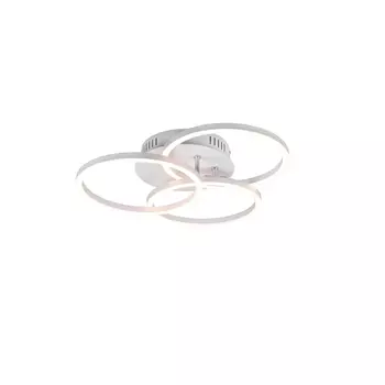 Plafoniera Trio CIRCLE metal, alb, LED, 2700K-6000K, 27W, 3200lm - R62823131