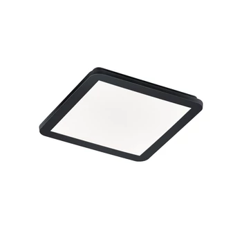 Plafoniera Trio CAMILLUS plastic, negru, alb, LED, 3000K, 16W, 1900lm, IP44 - R62931832