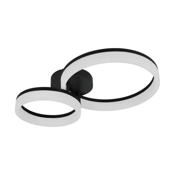 Plafoniera Trio SCOPE plastic, alb, negru, LED, 22W, 3000K, 2800Lm - R63601232