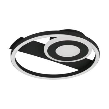 Plafoniera Trio HORUS metal, plastic, alb, negru, LED, 22W, 3000K, 2500Lm - R63671132