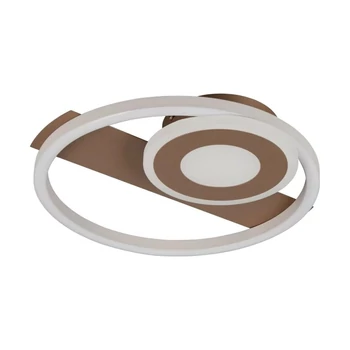 Plafoniera Trio HORUS metal, plastic, alb, maro, LED, 22W, 3000K, 2500Lm - R63671165