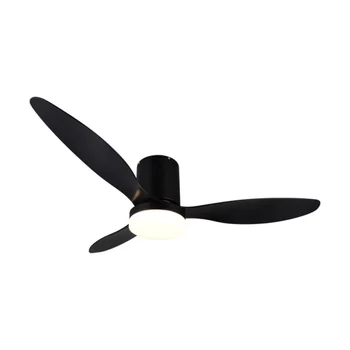Corp de iluminat cu ventilator Trio GÖTEBORG plastic, negru, LED, 20W, 2500lm, 2700K-6000K - Trio-R64202132