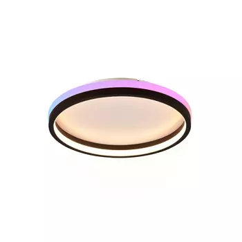 Plafoniera Trio HIKO metal, plastic, negru, alb, RGB-LED, 2700K-6000K, 18W, 2000lm, RGB 3W - R64282132