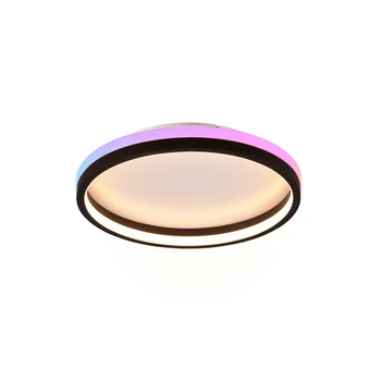 Plafoniera Trio HIKO metal, plastic, negru, alb, RGB-LED, 2700K-6000K, 18W, 2000lm, RGB 3W - R64282132