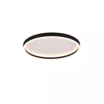 Plafoniera Trio ROTONDA metal, negru, LED, 3000K, 20W, 2600lm - R64502132