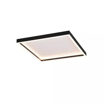 Plafoniera Trio ROTONDA metal, negru, LED, 3000K, 20W, 2600lm - R64502932